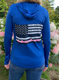 Athletic long sleeve blue