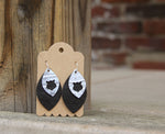 Badge Earrings